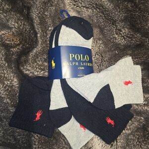 Nwt 4pk Polo Ralph Lauren Socks Mens New